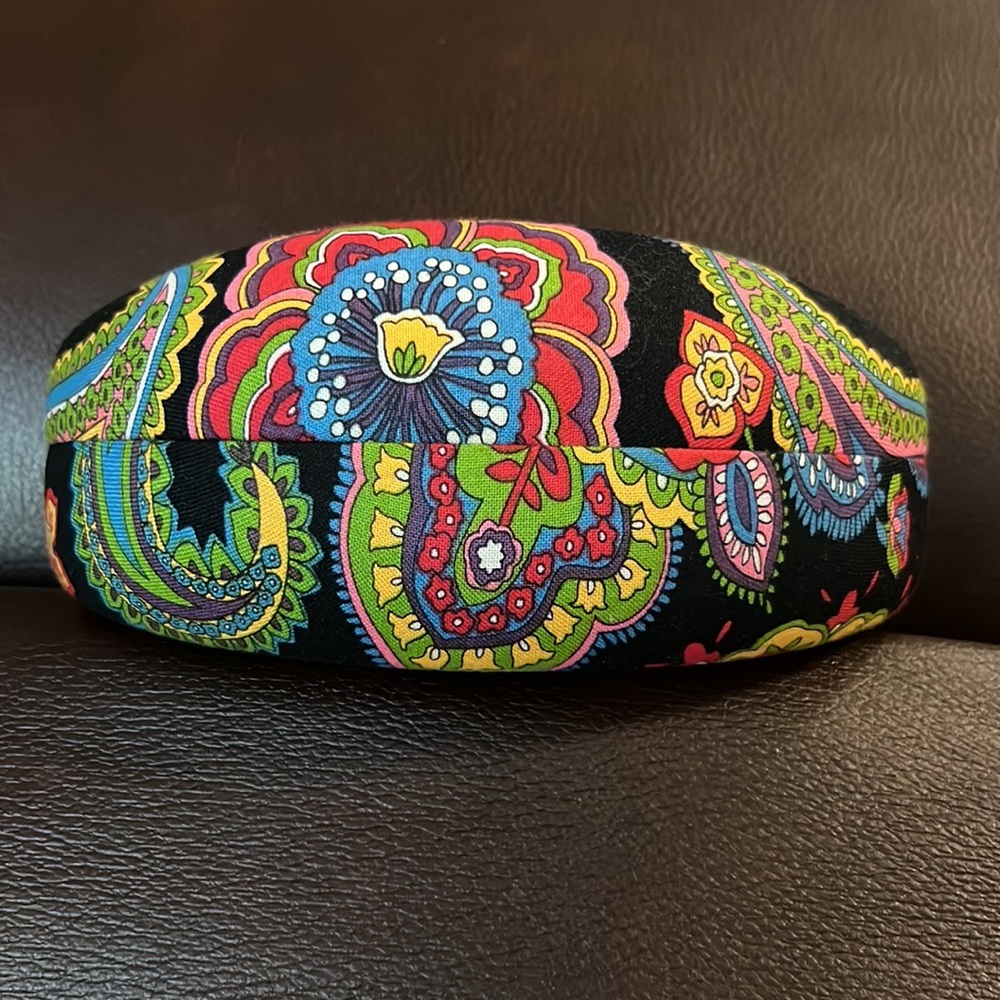 Vera Bradley Hard Clamshell Eyeglass Case Viva La Vera Twilight Paisley Floral